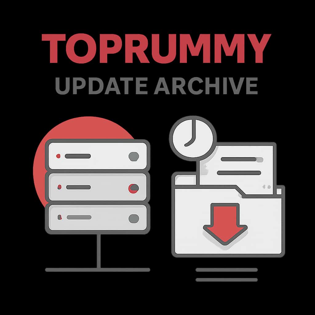 Diagram illustrating the main topics of TopRummy Update Archive.
