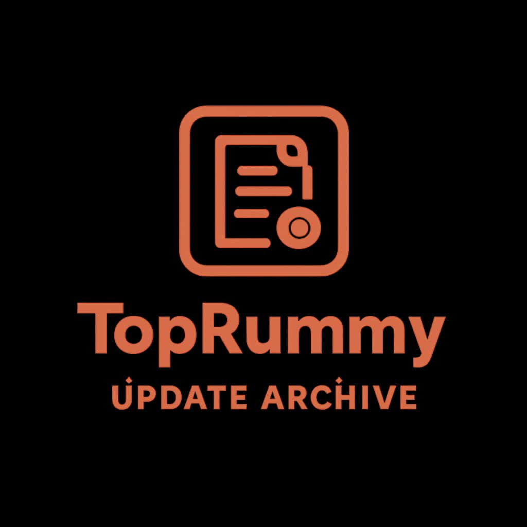 Icon representing the TopRummy Update Archive resource.