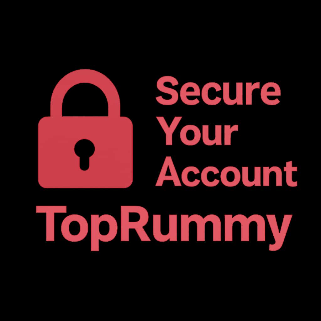 Icon representing the security of TopRummy account.