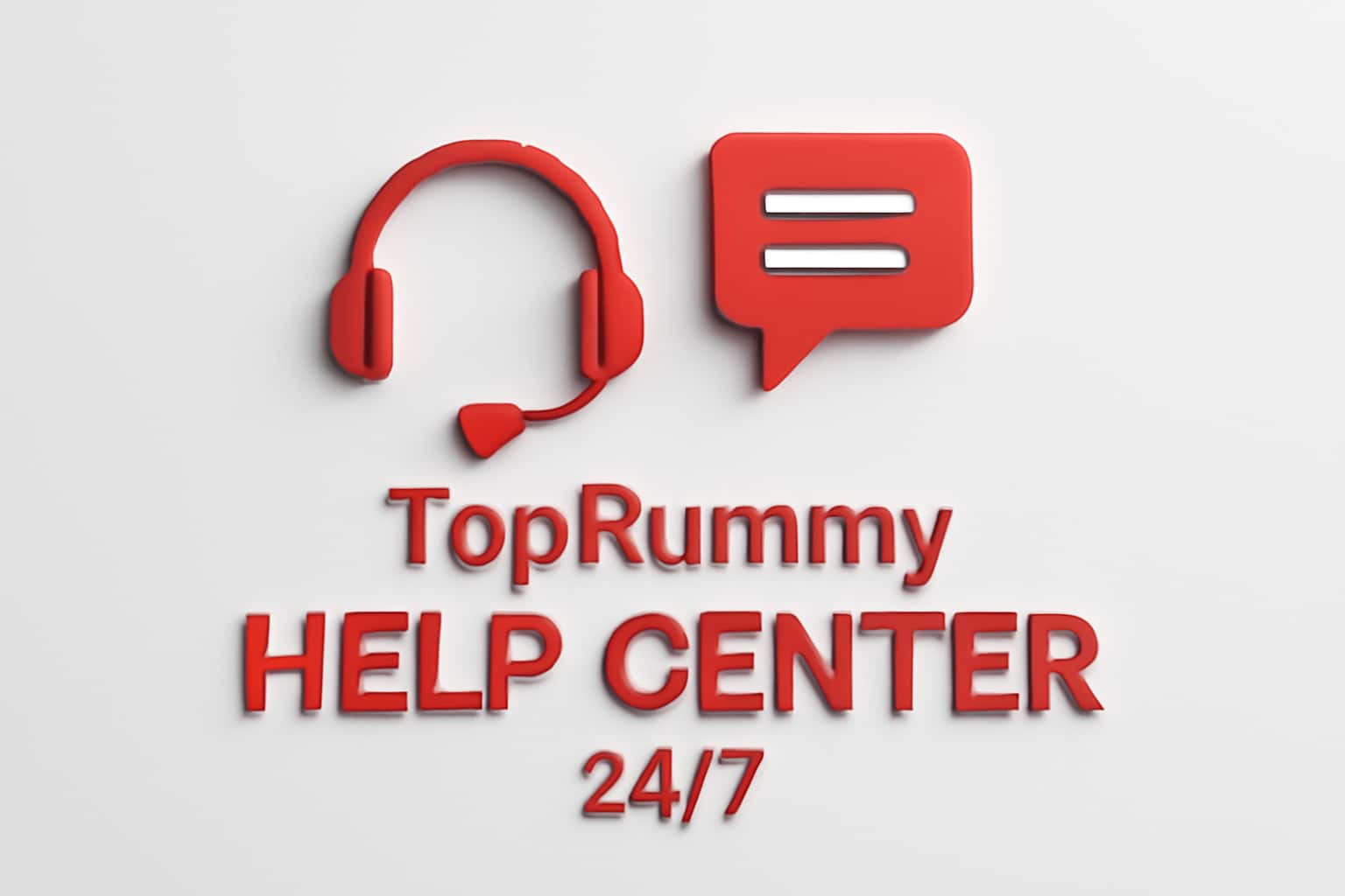 TopRummy Help Center 24/7 Interface