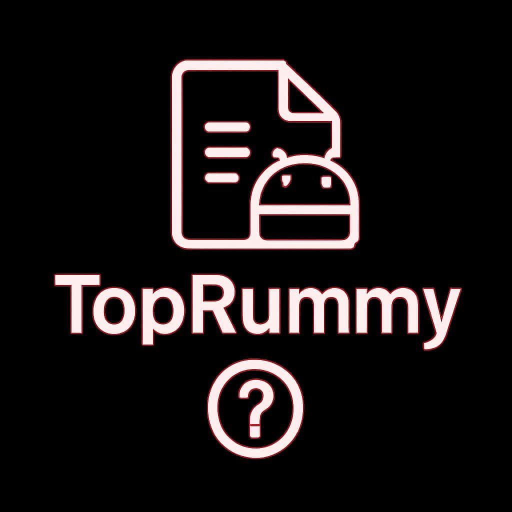Icon representing TopRummy Android Update Notes.