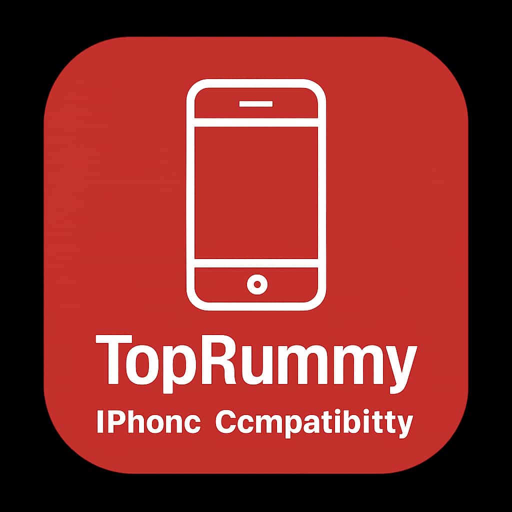 Icon representing TopRummy iPhone Compatibility.
