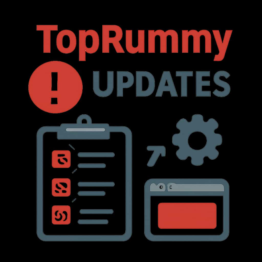 Illustration explaining the details of TopRummy Updates.